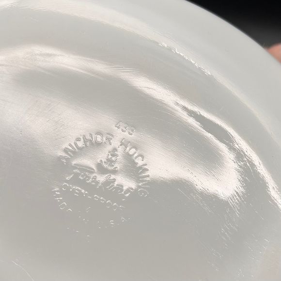 Vintage Fire King Meadow Green Anchor Hocking Oval Casserole Dish 1 1/2 QT - Picture 5 of 6